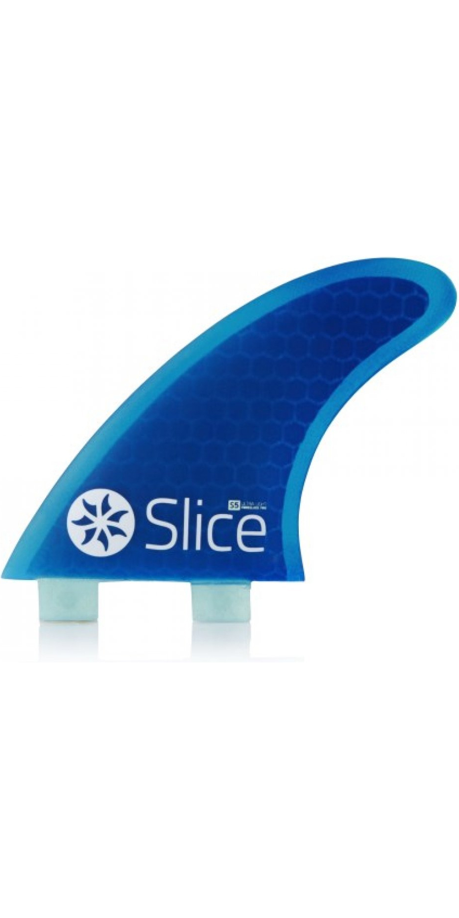 2025 Slice Ultralight Hex Core S7 FCS Compatible Surfboard Fins SLI-03 - Blue